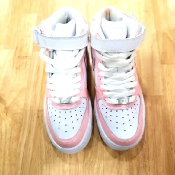 Custom Air Jordan 1 Light Pink - Picture 1 of 7
